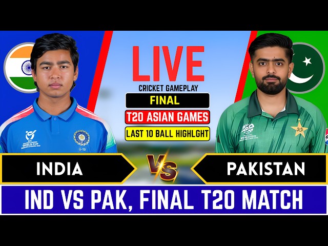 India vs Pakistan, FINAL t20 Match - Higlights l IND vs PAK l Score & commentary, Last 10 ball