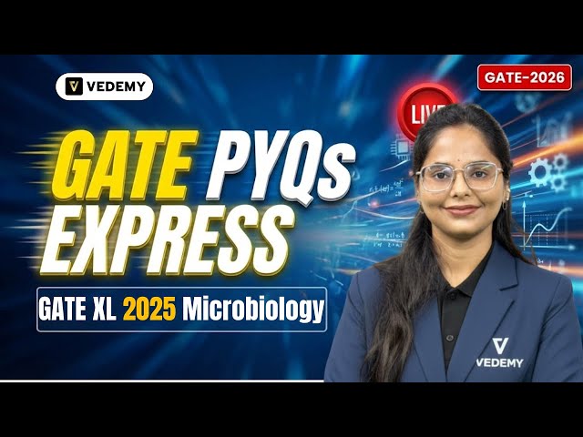 GATE PYQ Express | GATE XL | Microbiology | 2025 | Dr. Manisha Verma | GATE 2026 | Concept + PYQs |