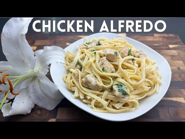 Homemade Chicken Alfredo Recipe | BETTER Than Olive Garden