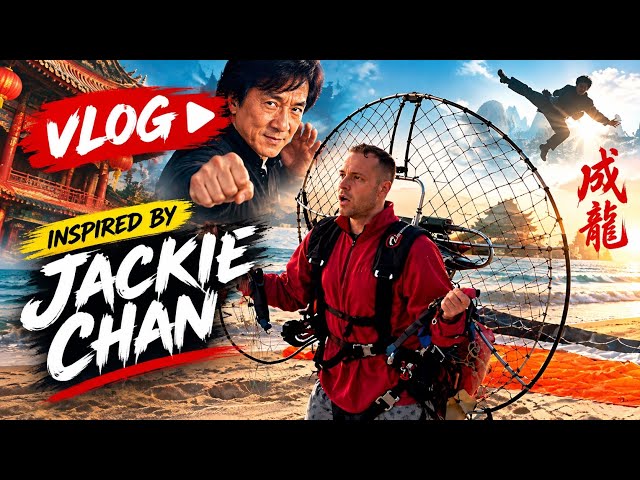 Becoming a paramotor pilot in Portugal / Inspired by Jackie Chan / Vlog 1 