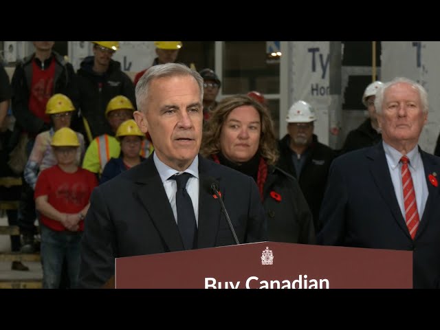 Prime Minister Carney highlights the government’s new Buy Canadian Policy
