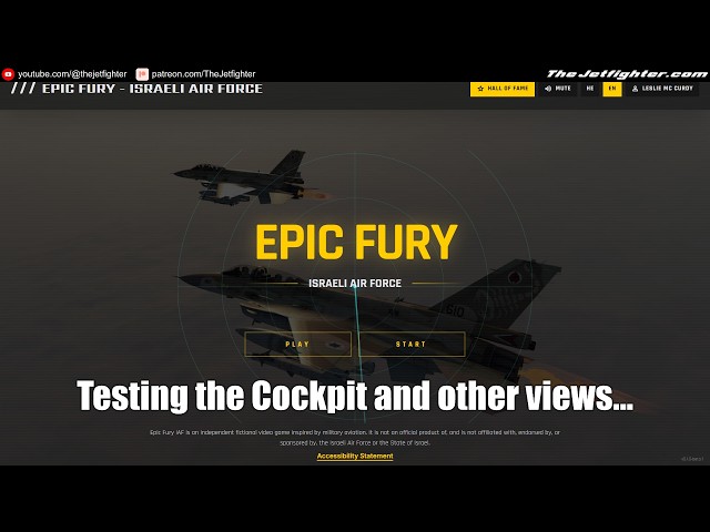 Epic Fury: Israeli Air Force | Cockpit View and more...