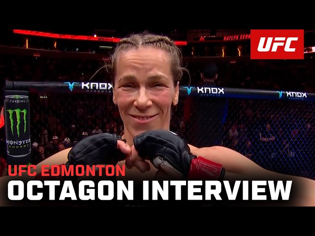 Katlyn Cerminara Octagon Interview | UFC Edmonton