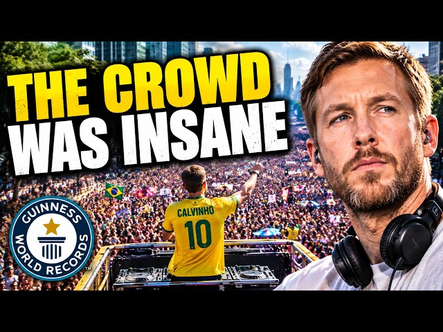 Calvin Harris Played to 1.6 Million From a Truck