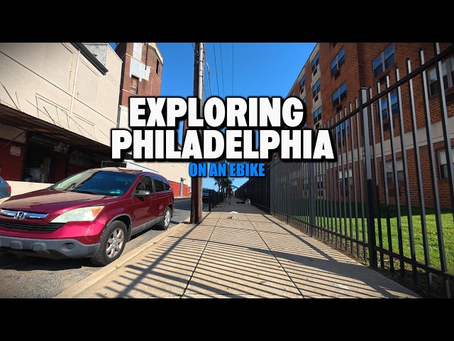 Exploring Philadelphia on an Ebike (I had to go to Penn Dot)