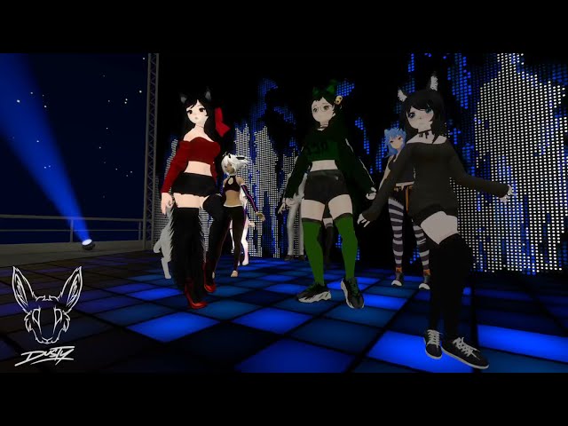 VRChat Virtual Reality Burlesque Dance Class Choreo with Dusty DustBunny