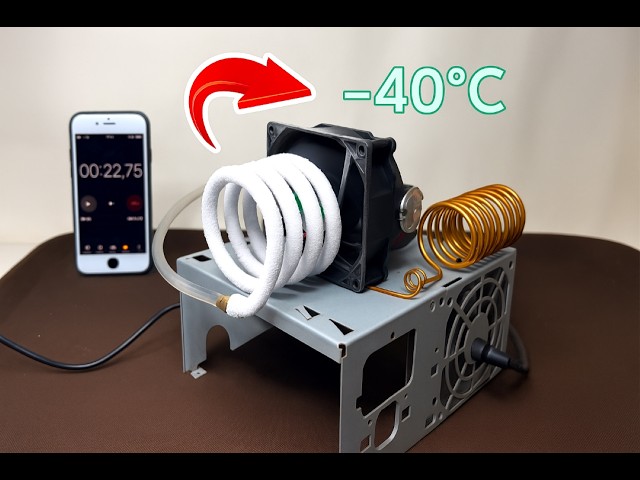 Cooler X ❄️ | Homemade AC That Cools to -40°C! | (Easy DIY Project)
