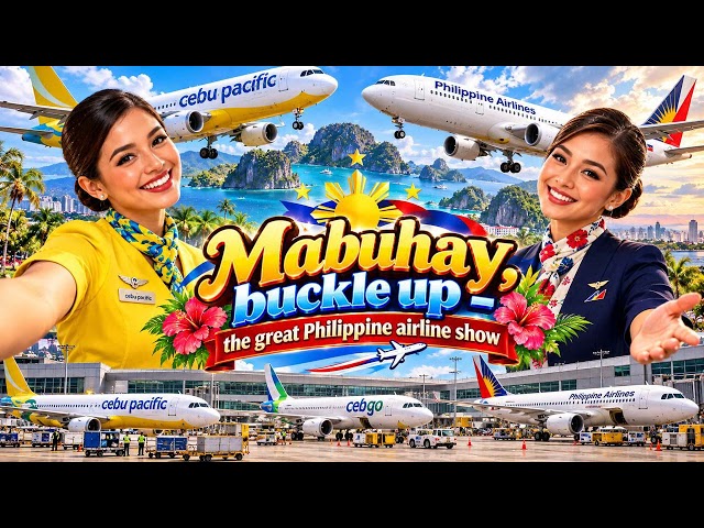 Mabuhay, buckly up - the great Philippine airline show