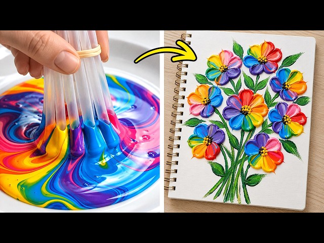 ✏️ Make Your School Supplies RAINBOW! Easy DIY Crafts