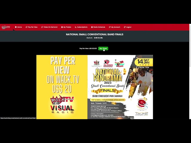 Wack.tv pay per view tutorial