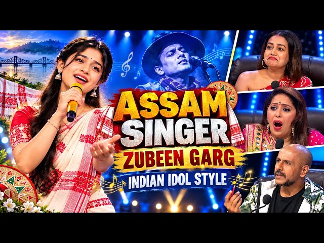 🔥 Assam Singer Sings Zubeen Garg's Song on Indian Idol | Judges Stunned | Indian Idol