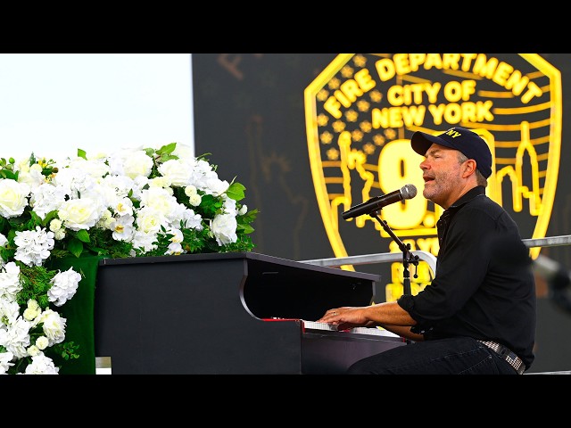 John Ondrasik performs “Superman (It’s Not Easy)" at the 2026 FDNY WTC Memorial Service