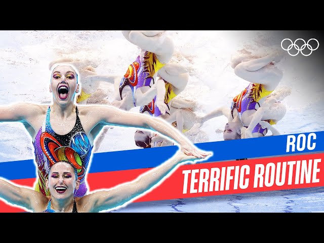 Великолепное выступление команды ОКР в синхронном плавании в Токио 2020!🥇