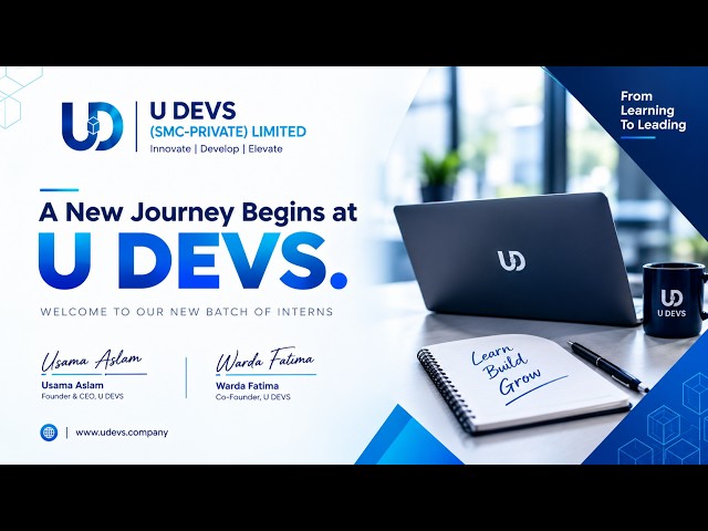 U DEVS (SMC-PRIVATE) LIMITED | Full Stack Batch 06 Orientation