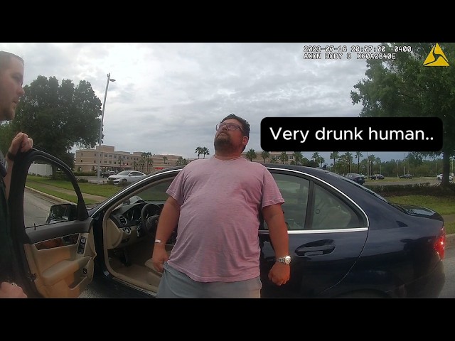 Police Stop The Most Embarrassing Drunk Driver Of All Time..