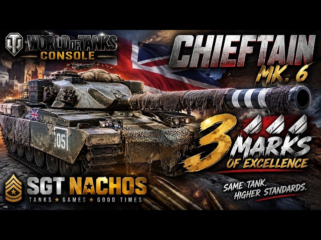 I FINALLY 3-MARKED THE CHIEFTAIN! 🔥 | World of Tanks Console