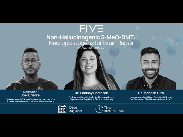 Non-Hallucinogenic 5-MeO-DMT: Neuroplasticity, Brain Repair & Psychedelic Medicine