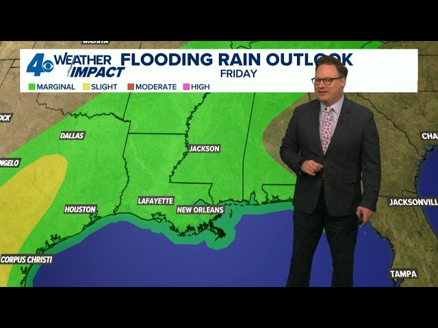 Weather Impact Alert: Potentially heavy rain and flood threat Friday and this weekend