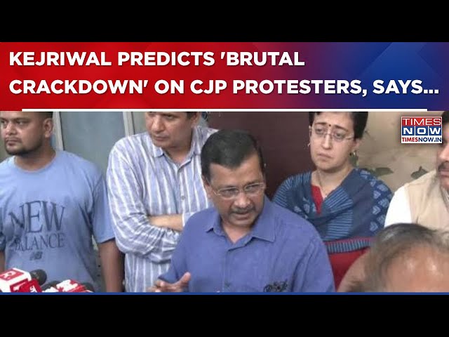 AAP's Arvind Kejriwal Predicts 'Brutal Crackdown' On CJP Protesters, Posts NDTA Circular Amid Stir