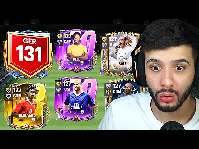 RAFÃO BUILDS A SQUAD TO REACH GLOBAL TOP WITH 131 OVR IN FC MOBILE!