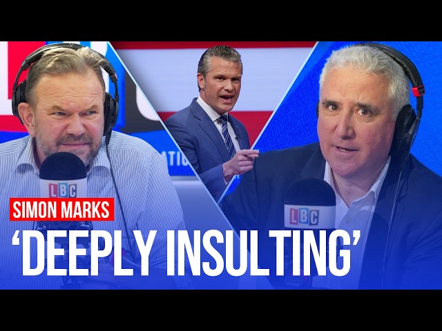 Simon Marks reacts to Pete Hegseth's 'unhinged' speech