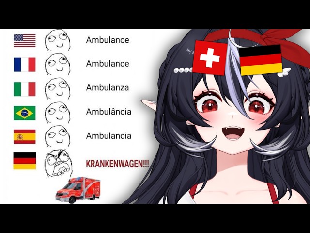 SWISS GERMAN VTUBER reacts to LANGUAGE MEMES for the First Time