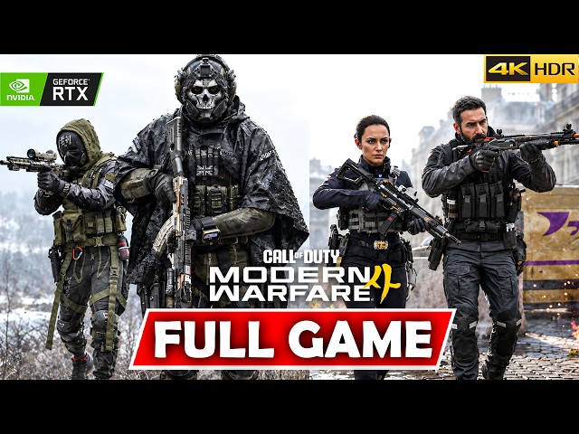 CALL OF DUTY MODERN WARFARE 4 | Campaign Gameplay Walkthrough Full Game [4K 60FPS HDR] No Commentary