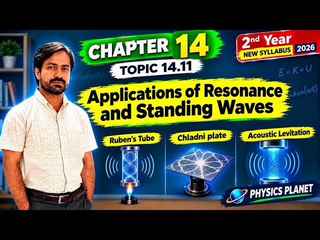 Ruben’s Tube, Chladni Plate & Acoustic Levitation | 2nd Year | New syllabus 2026