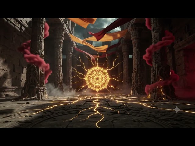 Cosmic Shakti Energy LED Background | Epic Spiritual Dance VJ Loop 4K | Background Bazaar