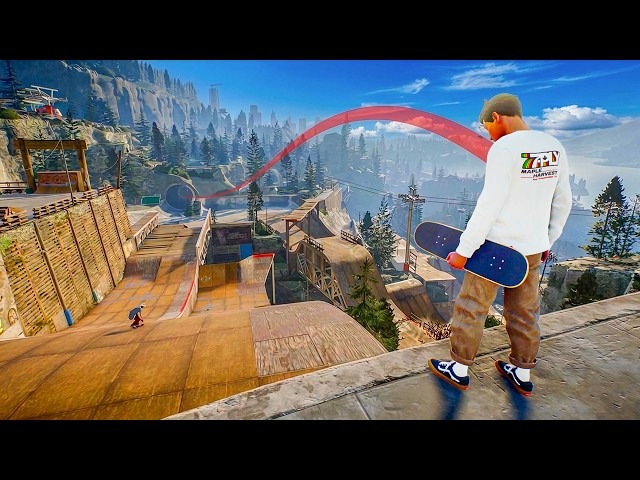 Testing The Most RIDICULOUS Skate Mega Park Challenges!