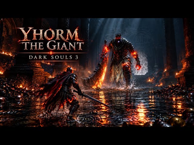 Dark Souls 3 NG+3: Yhorm the Giant Boss Fight with Storm Ruler!