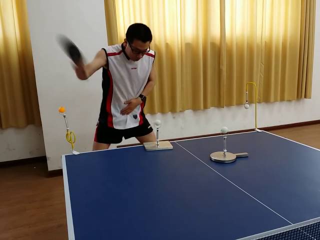 SFU Tables folder pingpong ball robot trainers machine