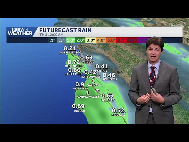 Severe weather potential on California's Central Coast - October 21 KSBW weather forecast