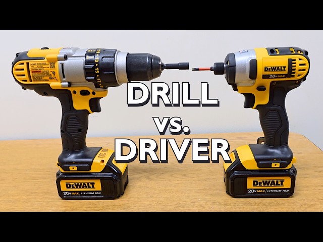 Drill vs. Driver | Ben from the Hardware Store