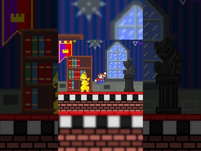 Super Mario, but he can't TOUCH the color YELLOW! #mario #supermario #gaming #nintendo