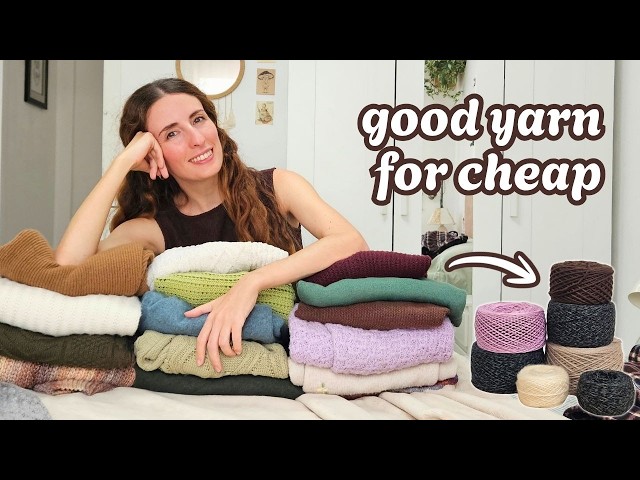 Turning Old Sweaters into Yarn