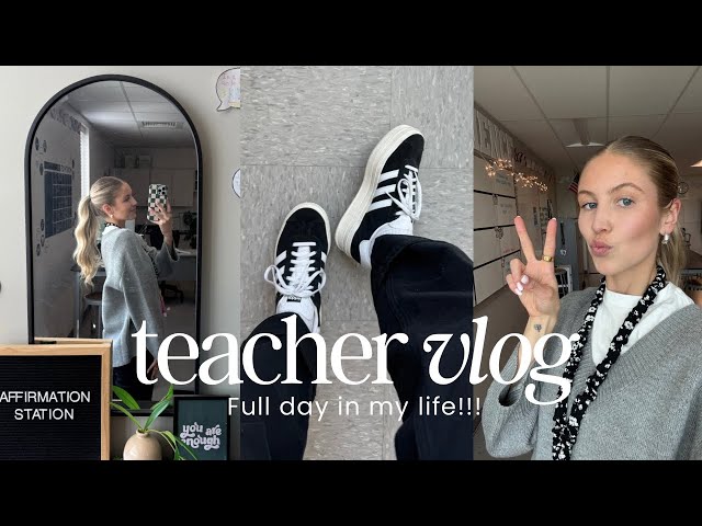 TEACHER VLOG: full day in my life & finding work-life balance!