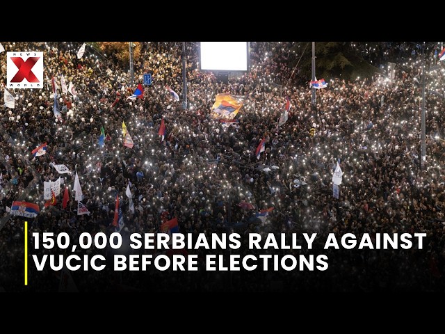 Serbia Student Protesters Rally Ahead of Parliamentary Elections | NewsX World