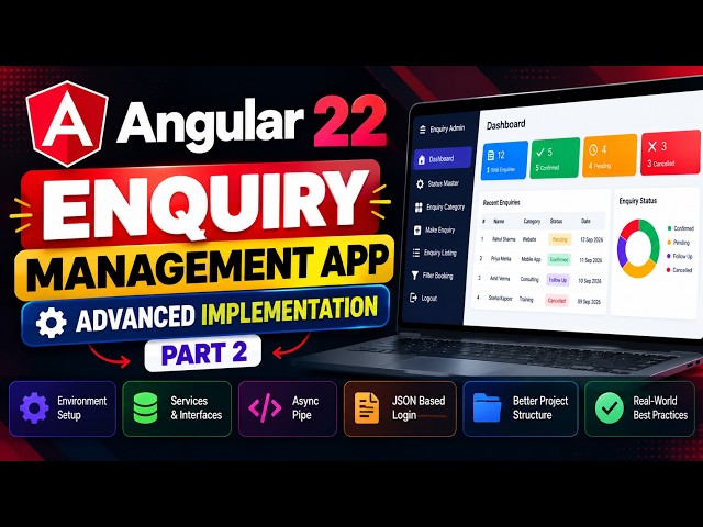 Enquiry Management App | Angular Project from Scratch