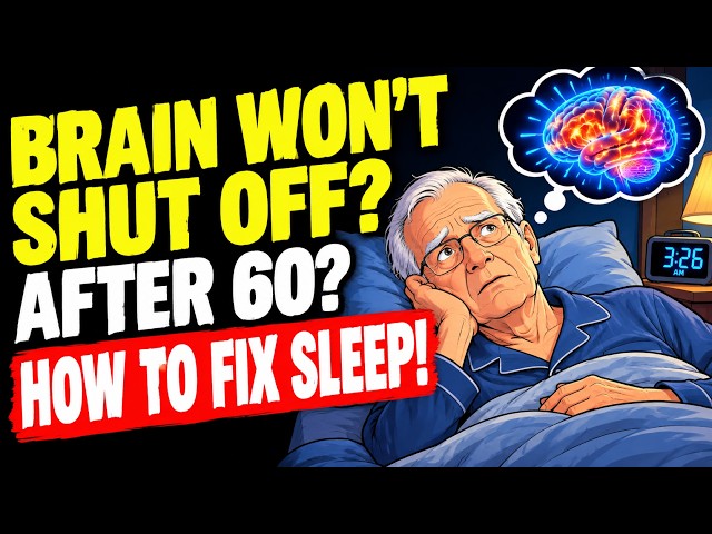 Why Your Brain Doesn't 'Shut Off' After 60 (And How to Fix Sleep)