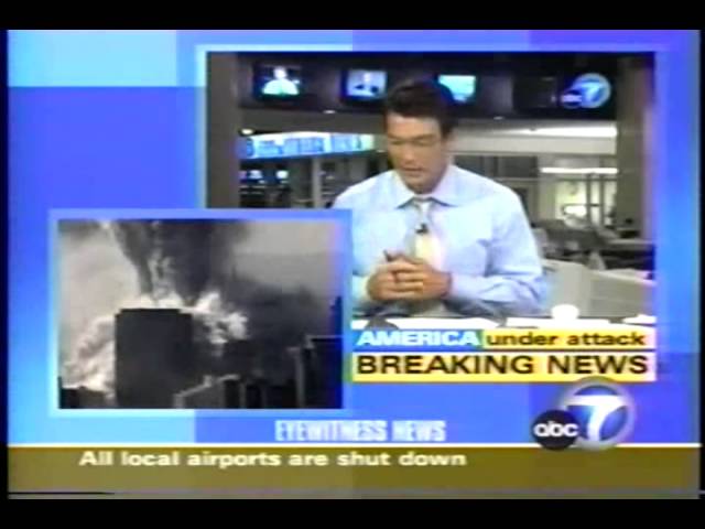 9/11 Rare KABC Los Angeles ABC7 News Afternoon Coverage Part 12