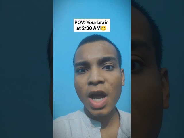 POV: Your brain at 2:30 AM #comedy #usashorts #acting #shorts