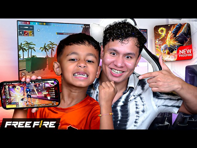 First Time Playing Free Fire with My Son ❤️ Tonde Gamer