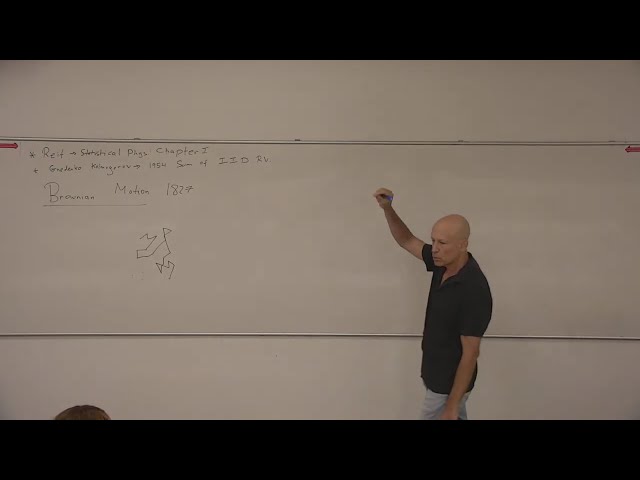 Statistical Mechanics - Lecture 1
