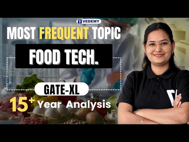 GATE-XL | Most Frequent Topics | Food Technology | 15 + Year analysis | CSIR | GATE | Dr. Ravina Rai