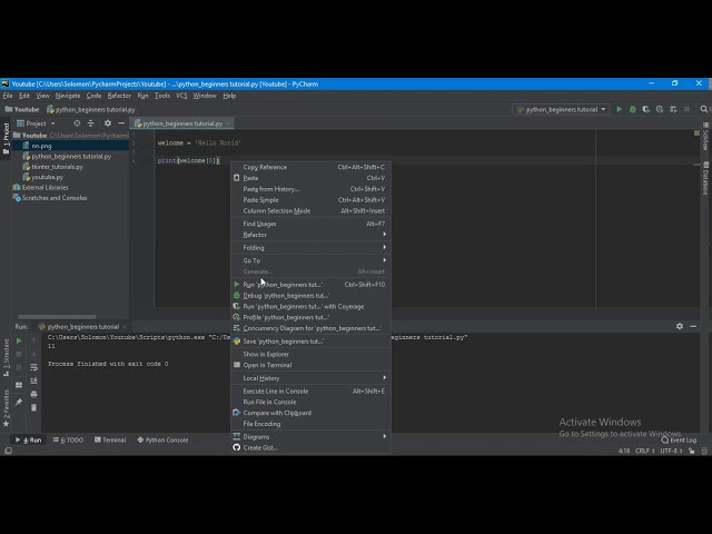 Python Tutorial for Beginners 3 - Strings