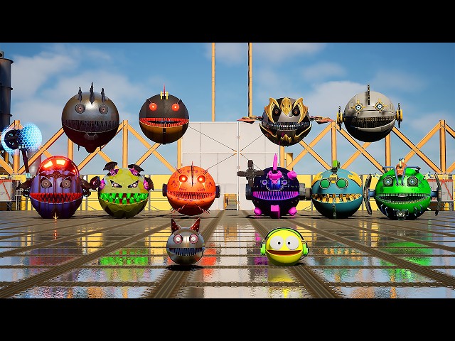 🔋ROBOT PACMAN VS 💥MOSTER PACMAN - 🤖 Sci-Fi War Machine 🔋  #pacman #pacmanvspacman