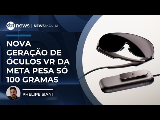 Meta unveils virtual reality glasses weighing just 100 grams | #NewsMorning
