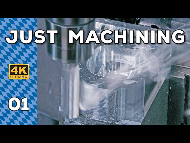 CNC Machining an aluminum part | Hermle C400 | SolidCAM | iMachining