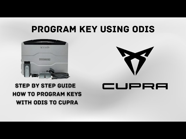 ODIS - CUPRA PROGRAM KEY (TUTORIAL) (KEY PROGRAMMING) (Audi Seat Skoda Volkswagen)